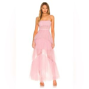 Pink Corset Tulle Gown (Revolve)